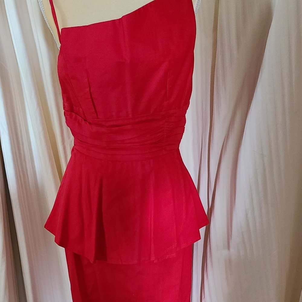 Chely Red Summer Dressy Dress
